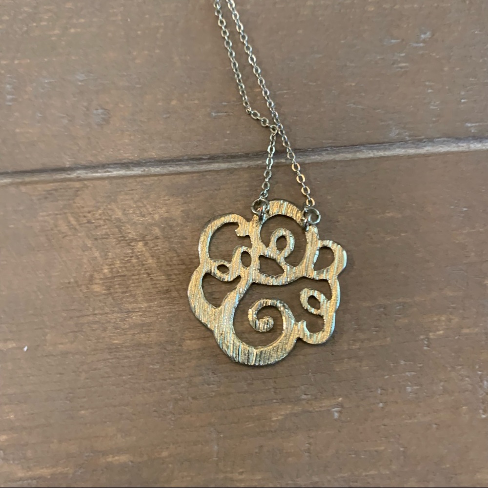 Monogram Necklace ‘G’ - Picture 3 of 4